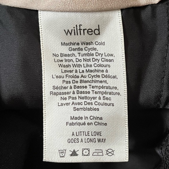 ARITZIA Wilfred Buffon Pant Jogger Black with Stripe Down Sides Womens Medium - Picture 10 of 14